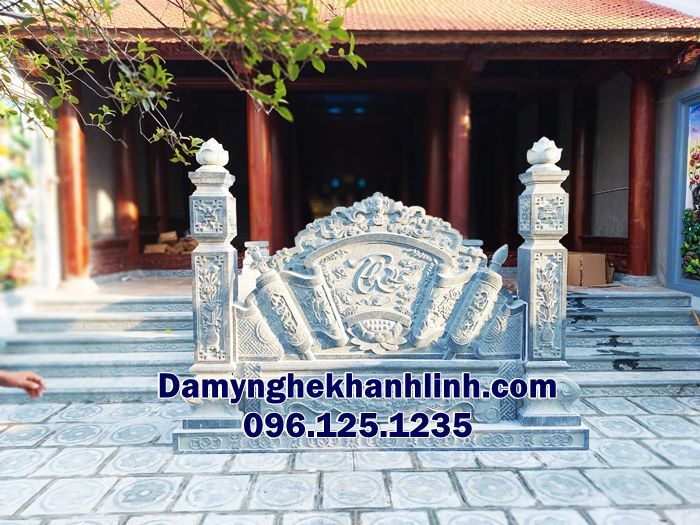 Top 10 Mẫu Cuốn Thư Đá Đẹp – Bình Phong Đá Phong Thủy Cho Nhà Thờ Họ, Lăng Mộ