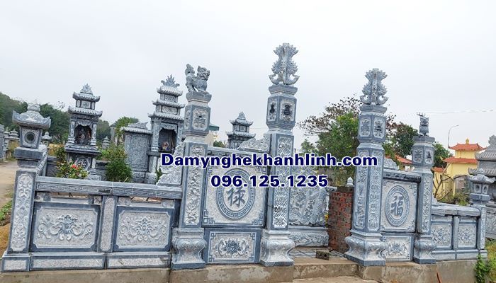 Thiết Kế Khu Lăng Mộ Đá Gia Đình – Bản Vẽ & Mẫu Đẹp Chuẩn Phong Thủy