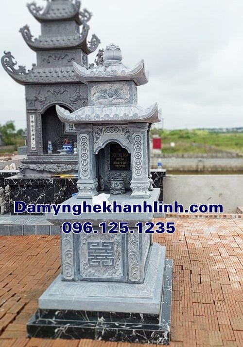 Mộ đá hai mái và mộ đá ba mái – So sánh, phân biệt và lựa chọn mẫu phù hợp theo phong thủy