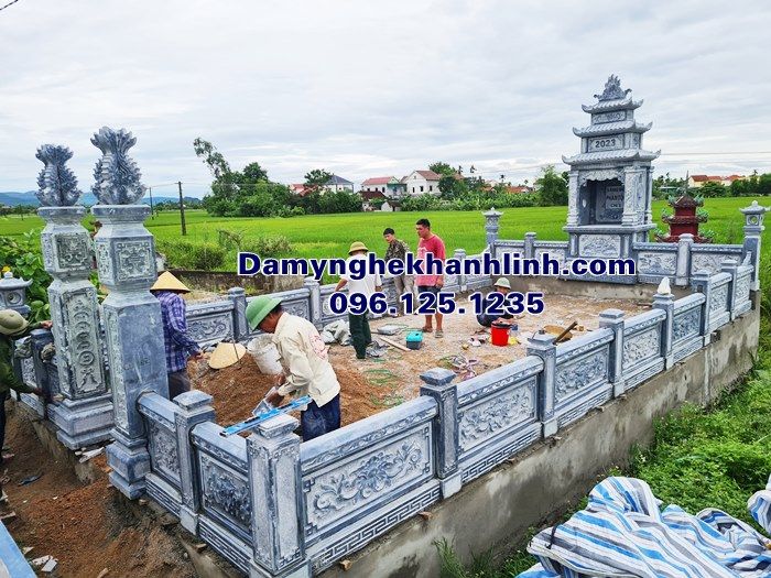 Thiết kế khu lăng mộ đá dòng họ – Kết hợp hiện đại & truyền thống