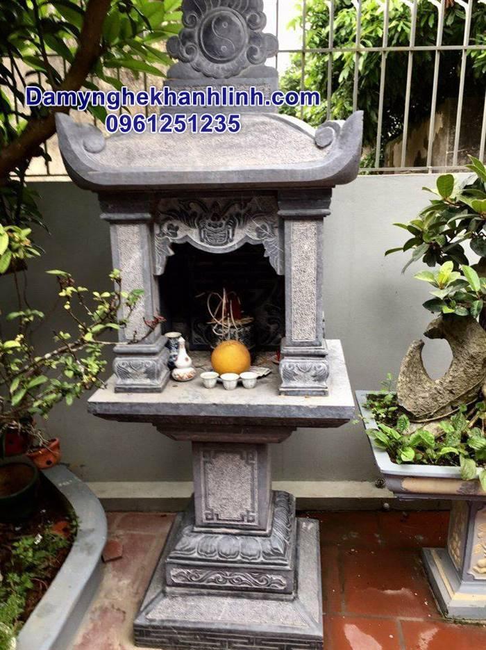 Mẫu bàn thờ thiên bằng đá xanh đẹp bán tại Hà Nội