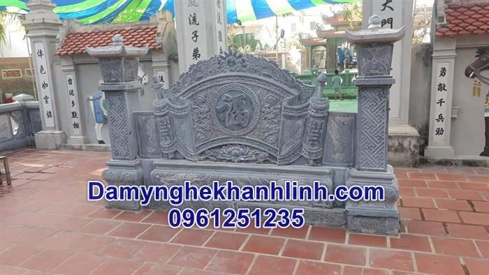 Mẫu cuốn thư đá nhà thờ đẹp làm từ đá xanh bán tại Bắc Giang
