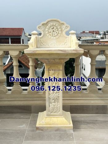 Mẫu cây hương đá vàng thờ thiên ngoài trời bán tại Sài Gòn