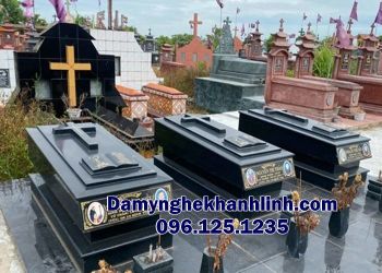 Mộ đá Công giáo tại TP.HCM – Mẫu mộ đá đẹp, bền, chuẩn phong thủy năm 2025