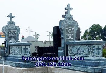Mộ đá Công giáo tại Đồng Nai – Mẫu mộ đá đẹp, chuẩn phong thủy, bền bỉ với thời gian