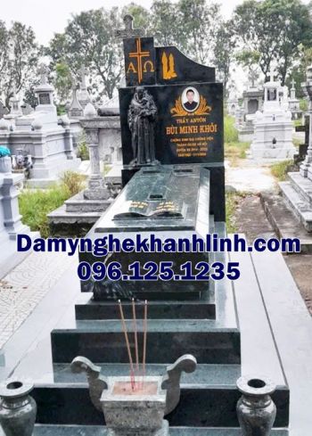 Mộ đá Công giáo tại Bình Dương – Mẫu mộ đẹp, sang trọng và chuẩn phong thủy