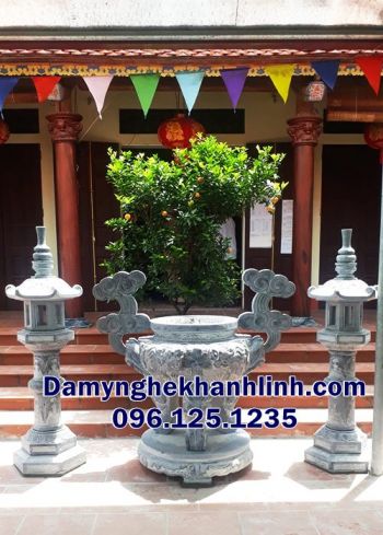 Lư hương đá Đồng Nai - Bền đẹp, phù hợp mọi công trình