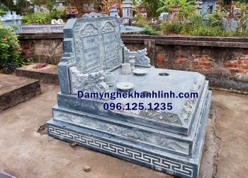 Mộ Đá Đôi Nguyên Khối – Tuyệt Phẩm Bền Vĩnh Cửu & Đẳng Cấp
