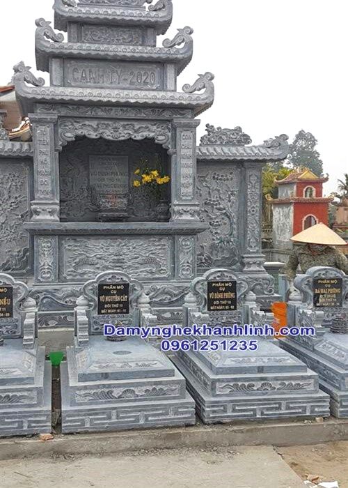 Báo giá mộ tam cấp đá xanh chuẩn nhất tại Hưng Yên
