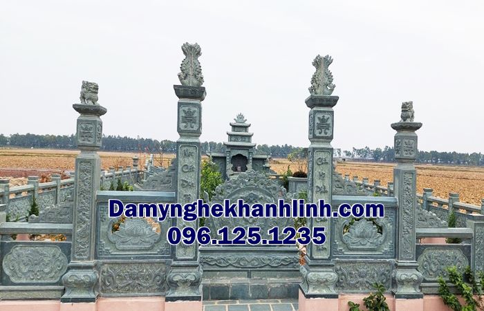 Mẫu khu lăng mộ đá xanh rêu - sang trọng bền vững với thời gian