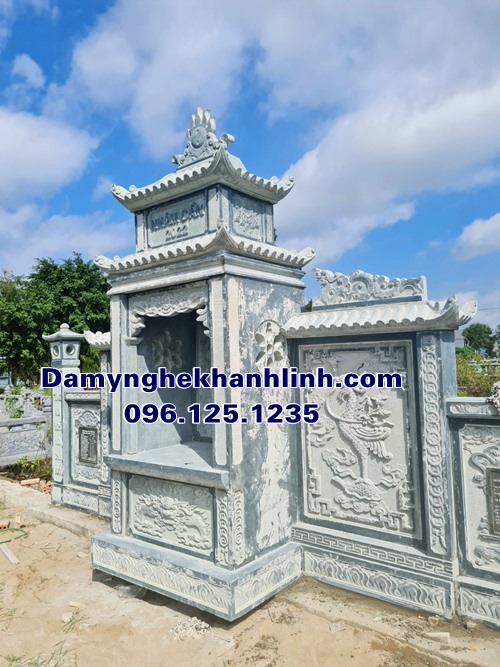 Mẫu lăng thờ đẹp bằng đá bán tại Hưng Yên giá rẻ chuẩn phong thủy.