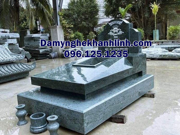 Xây mộ tam cấp đẹp kích thước chuẩn phong thủy