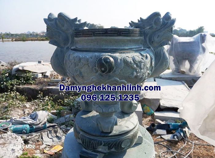 Báo giá lư hương đá miền nam theo kích thước 