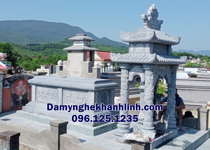 Chất liệu làm mộ đá nào bền đẹp nhất  So sánh đá xanh, đá hoa cương, đá trắng