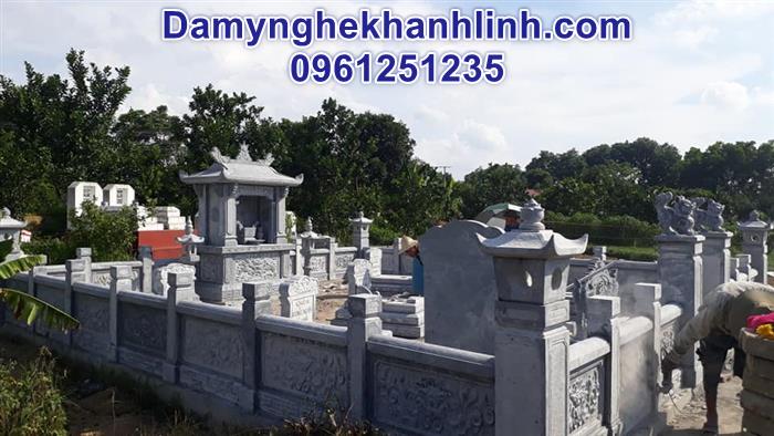 Khu lăng mộ bằng đá đẹp bán tại Ninh Bình 