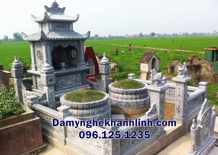 Khu lăng mộ đá tròn nguyên khối cao cấp
