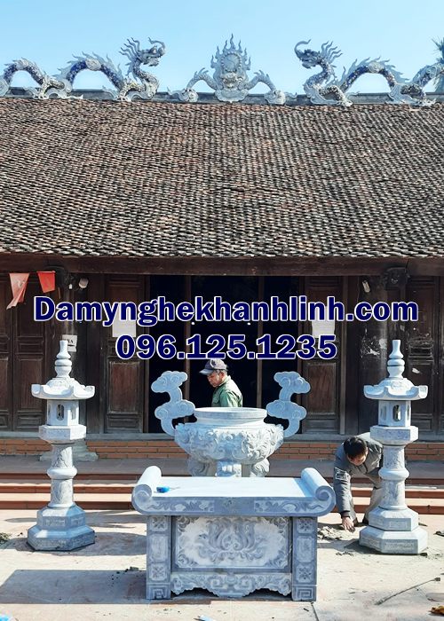 Lư hương đá Tiền Giang - Mẫu đẹp, giá hợp lý cho mọi công trình 