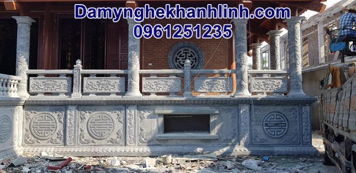 Mẫu hàng rào đá nhà thờ họ bán tại Ninh Bình