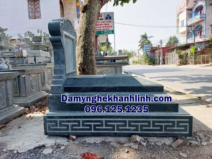  Mẫu mộ đá tối giản 2026 mộ đá tam cấp