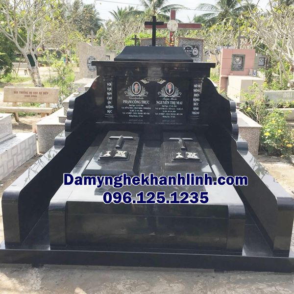 Mộ đá công giáo bằng đa hoa cương