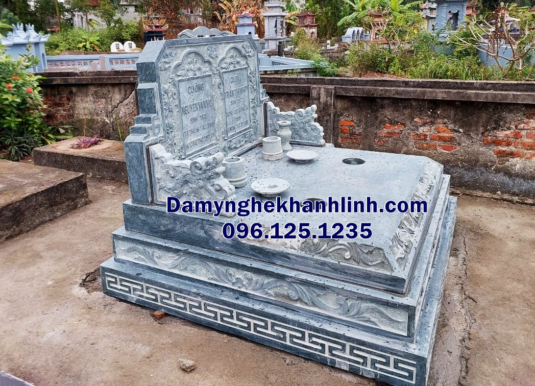 Mộ Đá Đôi Nguyên Khối &ndash; Tuyệt Phẩm Bền Vĩnh Cửu & Đẳng Cấp