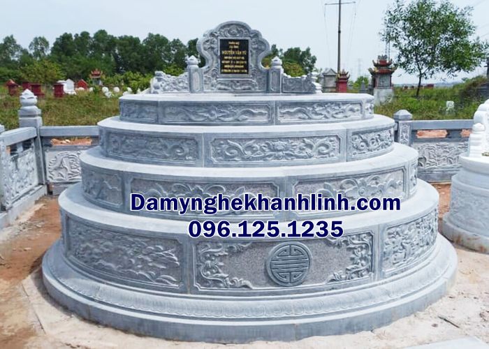 Mộ đá tròn Bình Dương - Mẫu đẹp, Giá tốt, Thi công theo yêu cầu
