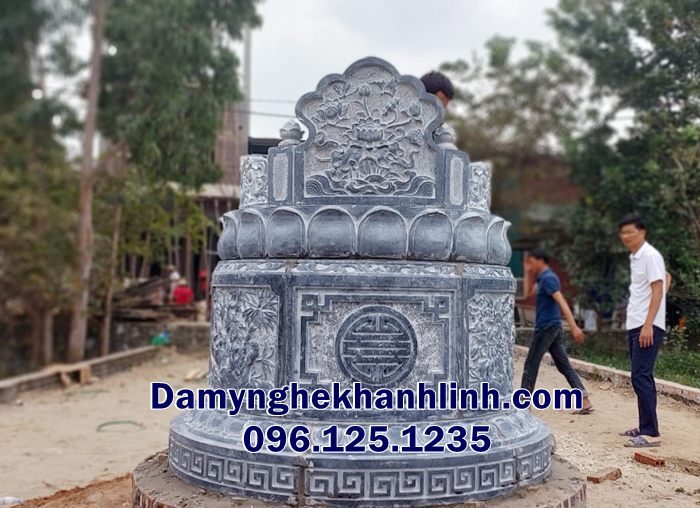 Mộ đá tròn Đồng Nai lắp đặt tại Biên Hòa