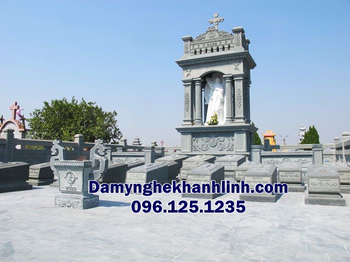 Thiết kế lăng mộ đá công giáo cho gia đình – Sang trọng & bền vững