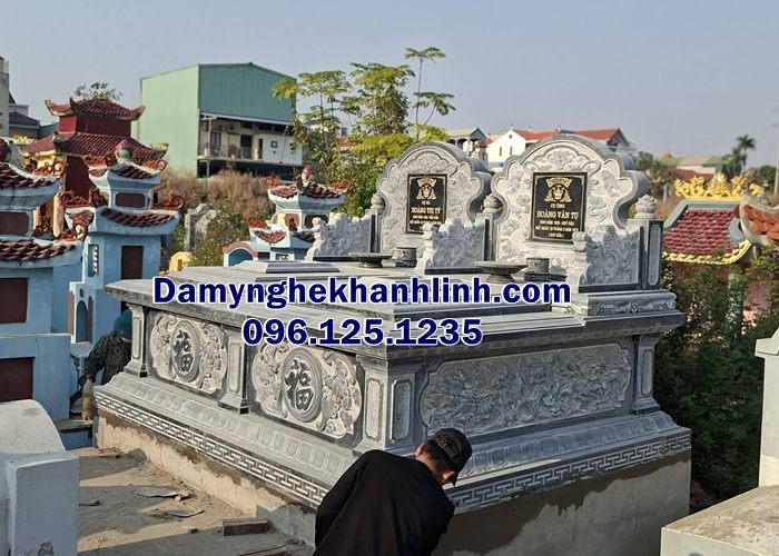 Top 30+ Mẫu Mộ Đá Đôi Đẹp, Tinh Xảo & Chuẩn Phong Thủy 2026